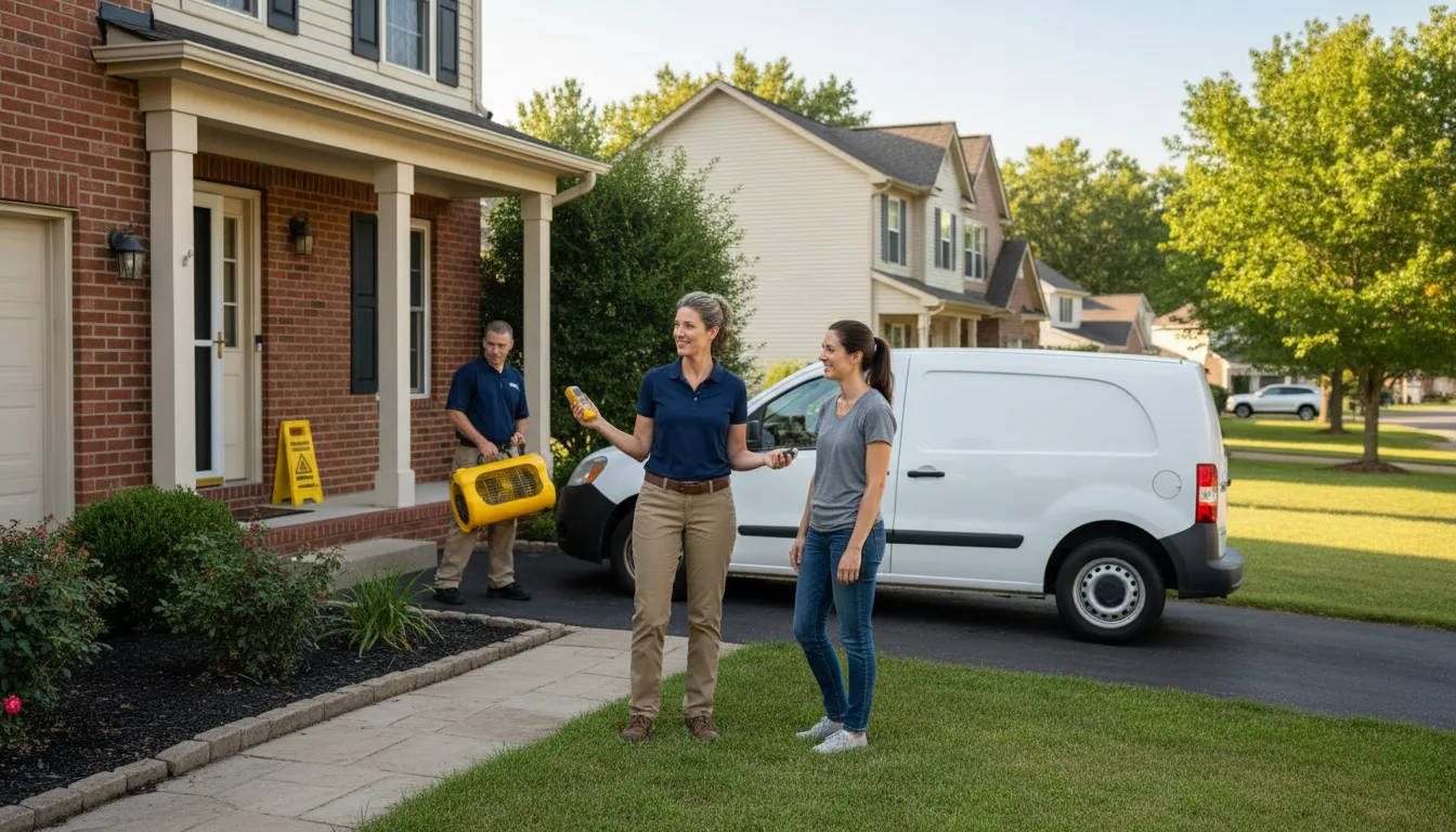 Residential water damage restoration in Sorrento, ME